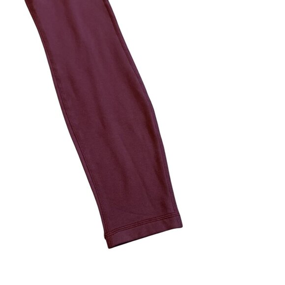 Lululemon Wunder Lounge Super High-Rise Tight 28" Red Merlot Leggings Size 2 - Picture 3 of 13